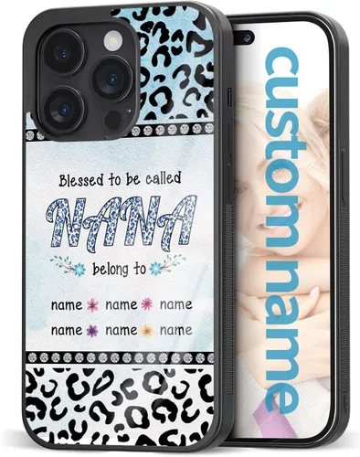 Miniatura 12 de Fundas para teléfono con nombre, diseño de flores rosadas y mariposas, para el Día de la Madre para iPhone 6 7 8 11 12 13 14 15 16 17 Pro Max Plus
