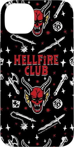 Miniatura 14 de Funda con patrón Hellfire Club de Stranger Things para iPhone 11 Pro Max