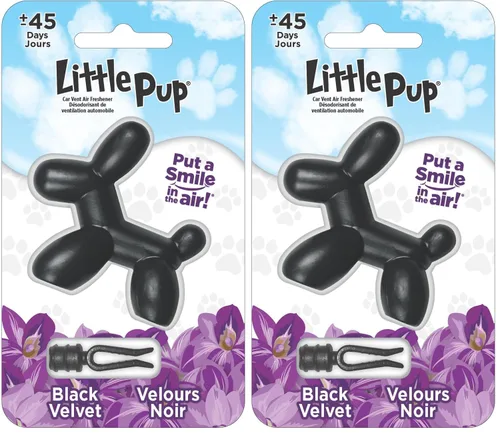 Miniatura 23 de Little Pup 96602 Aroma de vainilla, ambientador de coche, clips a ventilación de aire acondicionado, aceite de fragancia sin alcohol, plástico