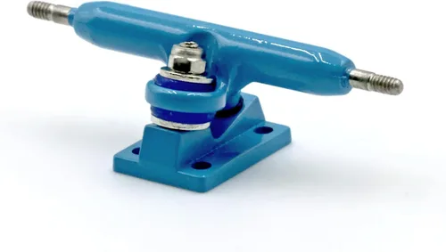 Miniatura 5 de A1 Pro Fingerboard Trucks 36 mm 34 mm 32 mm con nueva base y copa de pivote (32 mm Azul bebé)