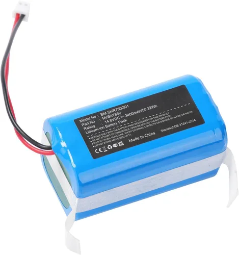 Miniatura 4 de 3400mAh Shark RVBAT850A RVBAT850 UR1105ARUS Batería de repuesto para Shark RV750_N RV720_N RV725_N RV1001AE UR1105ARUS RV2001WD IQ R101 ION Robot