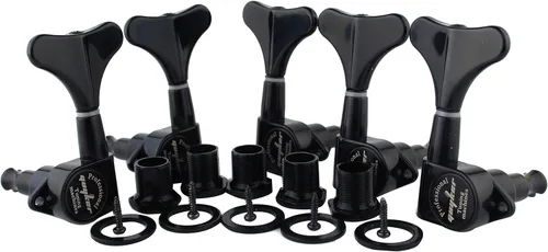 Miniatura 17 de Guyker Afinadores de Bajo para Guitarra (2R + 2L) - Clavijas de afinación con relación 1:17, cabezal sellado, reemplazo de máquina de afinación