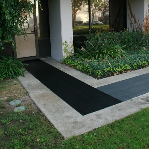 Miniatura 5 de Rubber-Cal "Fine Rib" alfombra de goma acanalada – 1/8" de espesor x 48" de ancho, rollos de goma gruesa – negro – disponibles en 5 longitudes, Negro