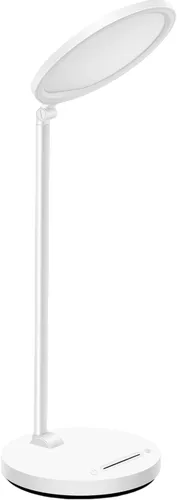 Miniatura 2 de Lámpara de escritorio LED con brazo oscilante y cuello flexible, lámpara de mesa 3CCT para el hogar, oficina, dormitorio universitario, lámpara alta