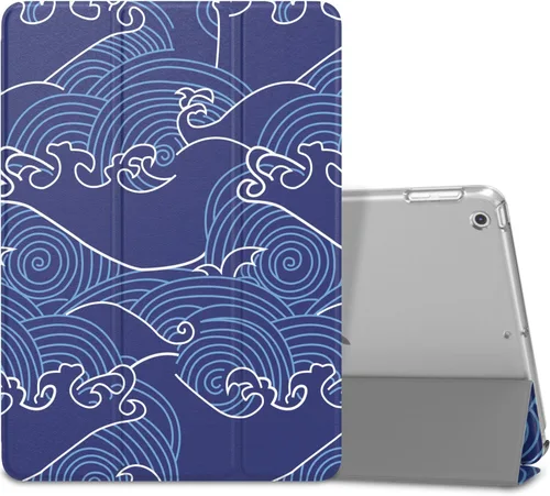 Miniatura 51 de MoKo Funda para iPad 9.7 2018/2017 de 5ª / 6ª Generación - Funda delgada y ligera con soporte para Smartphone con parte trasera translúcida