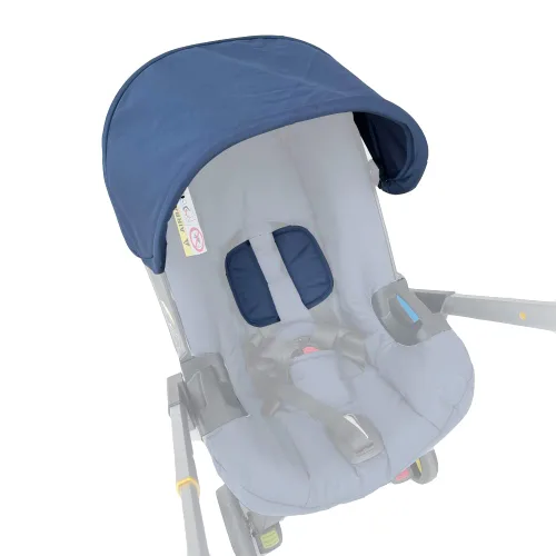 Miniatura 8 de Accesorios de Repuesto para Cochecito Capota, Escudo de Protección, Parasol Textil Compatible con Asiento de Automóvil y Cochecito Doona (Negro)