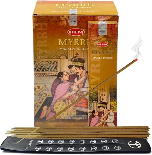 Miniatura 10 de Arruda Masala - Paquete de varillas de incienso y soporte para quemador de incienso y trumiri para fragancia del hogar Insence Insiensos