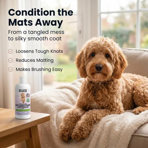 Miniatura 2 de Acondicionador y desenredador para perros, tratamiento en loción 2 en 1 para alergias y picazón, hecho en EE.UU., tratamiento en loción para perros