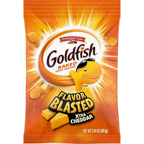 Miniatura 18 de Pepperidge Farm Goldfish Graham gigante de grano entero, vainilla, 0.9 onzas, paquete de 300