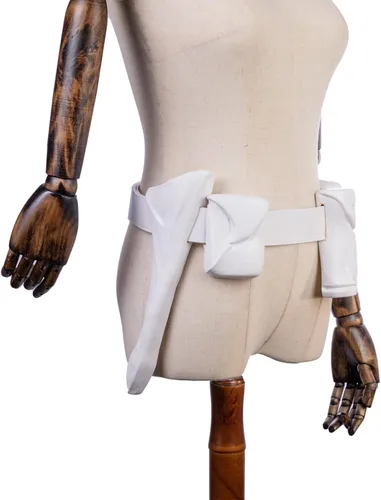Miniatura 3 de A&C Hero Cinturón de cosplay, cinturón blanco, disfraz de cosplay para mujer, Blanco