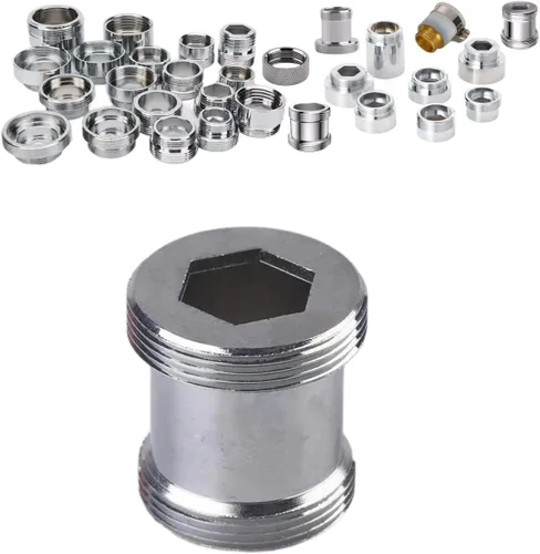 Miniatura 17 de Adaptador de grifo, accesorio de manguera de fregadero para grifo, grifo de extensión adecuado para conectar fregadero, cocina, baño, grifo