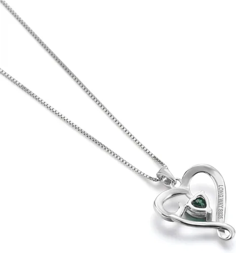 Miniatura 11 de Regalo de cumpleaños para mamá, collar con dije de corazón de plata esterlina 925 con texto en inglés "I Love You Mom