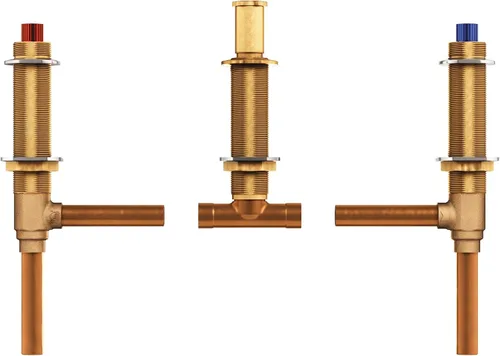 Moen 4792, válvula rugosa de tubo romano oxidado (bronce a bronce) de 1/2 pulgada con ajuste, 4792