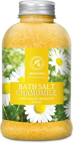 Bath Sea Salt Manzanilla 21.16 oz (600g) – Sales de baño con extracto natural de manzanilla para baño – Baño relajante – Cuidado corporal –