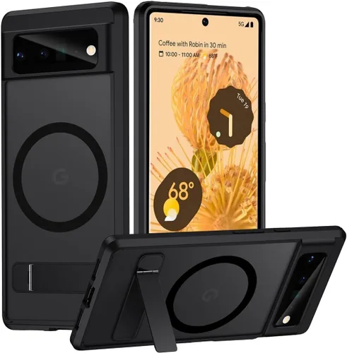 Miniatura 16 de TIANNIUKE Funda Magnética Translúcida Mate Anti-Huellas, Compatible con MagSafe, Ajuste Delgado a Prueba de Golpes Funda Protectora para Teléfono