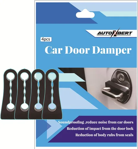 Miniatura 7 de Amortiguador de sonido Buffer de bloqueo de puerta para Nissan Qashqai X-Trail Tiida Juke Note Rogue NV200 Murano Rattling Stop Screaks Sordo Seal