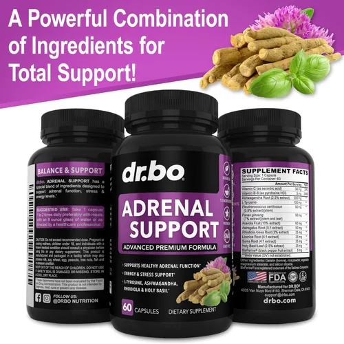Miniatura 8 de Adrenal Support & Organic Superfood Greens & Fruit Supplements – Daily Energy Super Food Suplemento de frutas y verduras tabletas más alimentos
