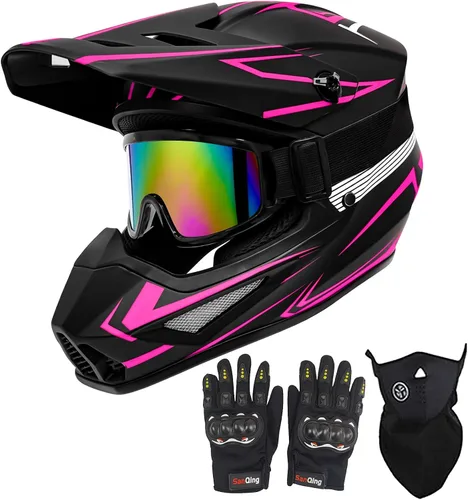 Miniatura 6 de Casco de motocross para jóvenes, cascos de bicicleta de tierra para niños, cascos de motocicleta todoterreno, bicicleta de montaña, BMX, MX