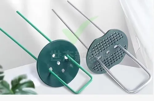 Miniatura 4 de Estacas galvanizadas de promoción para paisaje, resistentes, grapas de tierra para barrera de malezas, riego, cercas, lona, grapas de jardín
