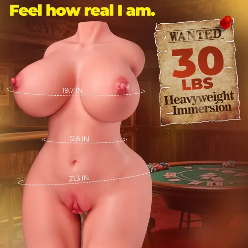 Miniatura 4 de Muñeca sexual de 30 libras, masturbador masculino realista de tamaño completo, juguete sexual para adultos, muñeca de tamaño real con pechos grandes