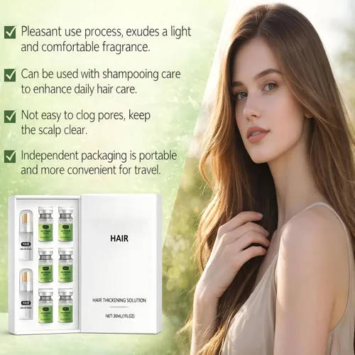 Miniatura 4 de Sistema de recrecimiento del cabello, suero avanzado para el crecimiento del cabello con ginseng, eclipta prostrata, aceite de menta y raíz