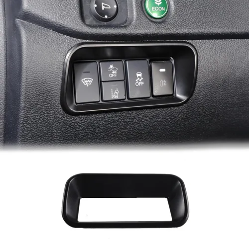 Miniatura 9 de Marco de botón de interruptor de ajuste de luz antiniebla para Honda Pilot 2016-2022/Ridgeline 2017-2023/Passport 2019-2023, accesorios protectores