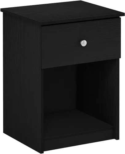 Miniatura 5 de Furinno Tidur - Mesita de noche, paquete de 1, roble negro