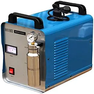 US STOCK 300 W 95L Oxígeno Hidrógeno HHO Gas Flame Generador Soldador Agua Máquina Pulidora Acrílico Pulidor de Llama 110V + 2 Antorchas de Gas