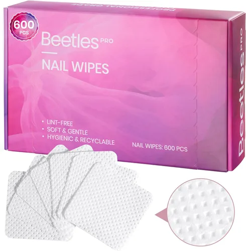 Miniatura 9 de Beetles Pro 3 piezas de lima de uñas y almohadilla de uñas - Limas y almohadillas de uñas profesionales de grano 100/180/240 de doble cara lavables