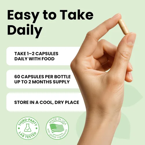 Miniatura 9 de Luma Nutrition Suplemento NAD+ de 500 mg por porción (250 mg por cápsula) – Envejecimiento más energía, metabolismo y apoyo celular – Suplementos