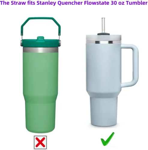Miniatura 9 de Pajita para vaso Stanley Cup 30OZ Pajita de repuesto para vaso Stanley de 30oz Pajitas reutilizables para vaso Stanley de 30 OZ Pack de 6