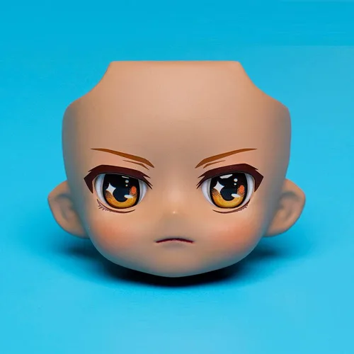 Miniatura 7 de Cara de repuesto para GSC, YMY cuerpo de muñeca movible muñeca juguetes cara accesorios de extensión de muñeca (Face004)