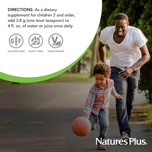 Miniatura 6 de NaturesPlus Animal Parade MagKidz, sabor a cereza, 0.38 libras, suplemento de magnesio en polvo para niños, apoyo para la salud ósea y muscular, sin