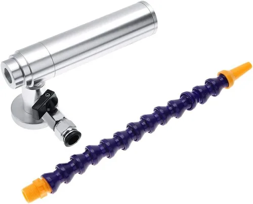 Miniatura 2 de Pistola de aire frío de 6.299 in con tubo flexible, pistola de aire frío Vortec de 1000 Btu/Hr, con tubo flexible para eliminar el polvo de óxido
