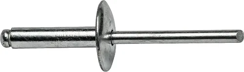 Miniatura 3 de Fastenere Remaches Pop de Brida Grande - 1/8" x 1/2" (50 piezas) Resistentes, de Extremo Abierto, Aluminio Resistente a la Corrosión, Alta