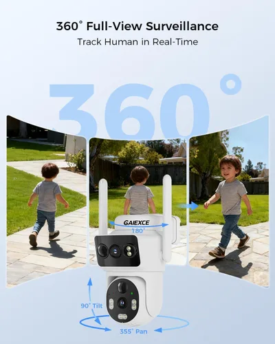 Miniatura 5 de Cámara de seguridad solar de doble lente