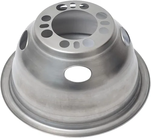 Miniatura 6 de Simulador completo de ruedas de acero inoxidable pulido de 16 pulgadas, 8 lengüetas, 4 agujeros de mano, para Chevy GMC 3500 1974-2000, Ford F350