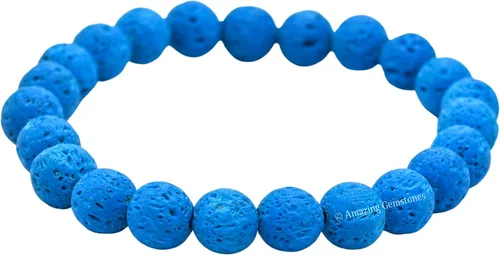 Miniatura 21 de Amazing Gemstone Pulsera de cristal para mujeres y hombres, pulsera de cristal curativo de protección, pulsera elástica con cuentas de piedras