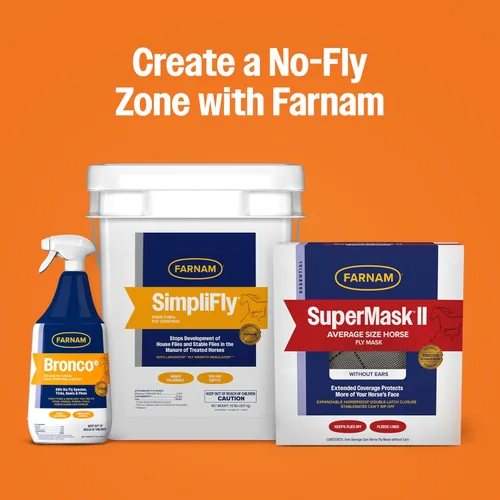 Miniatura 10 de Farnam SimpliFly - Suplemento diario de control de moscas para caballos, 3.75 libras, pellets apetecibles aprobados por la EPA, evita las moscas