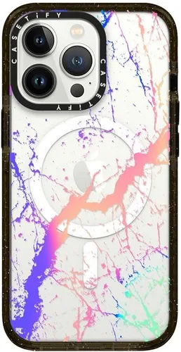 Miniatura 91 de Funda Impact de CASETiFY para iPhone 13 Pro Max con Magsafe - Estuche Claro Cuento de Invierno - Claro Negro Estuche transparente Winter Tale