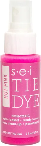Miniatura 34 de S.E.I. Botella de spray de teñido anudado de caléndula: 2 oz. Spray de tinte de tela no tóxico, tinte permanente para ropa DIY, One Step