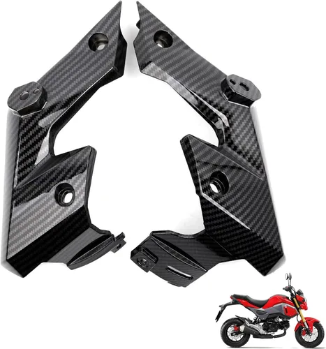 Miniatura 13 de Mokuo Funda de Velocímetro de Fibra de Carbono para Motocicleta Fit para Honda Grom Msx125 SF 2016-2020 Kit de Carenados Piezas