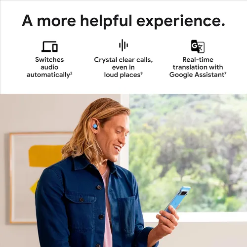 Miniatura 6 de Google Pixel Buds Pro - Auriculares con cancelación de ruido - Batería de hasta 31 horas de duración con estuche de carga [2] - Auriculares Porcelana