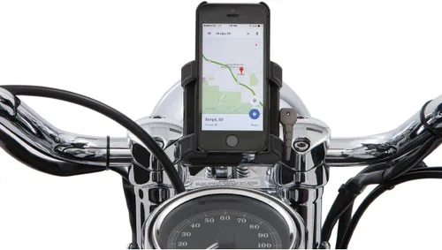 Miniatura 3 de Ciro 50312 Soporte para manillar de Smartphone/GPS con cargador, cromado