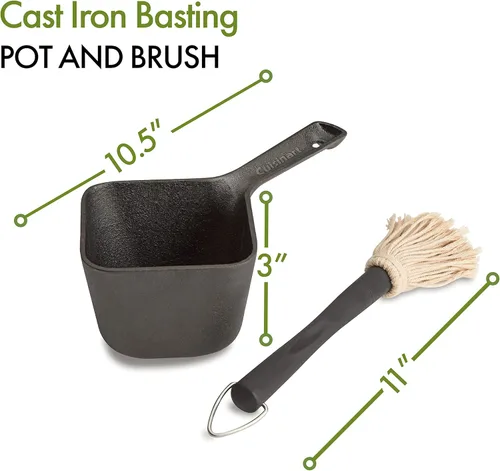 Miniatura 3 de Cuisinart CBP-300 cacerola y pincel de hierro fundido para untar
