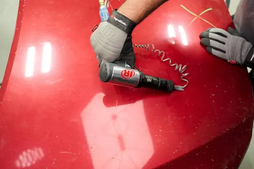 Miniatura 12 de Ingersoll Rand 135MAX - Martillo de aire de cambio rápido resistente con reducción de vibración, 2600 BPM, carrera de 3 pulgadas, vástago redondo