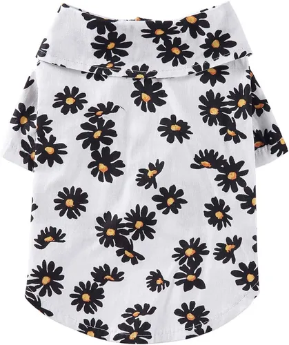 Miniatura 13 de Camisa hawaiana para perro, chaleco de playa de verano, ropa de manga corta, camiseta floral, tops hawaianos, chaquetas para perros, razas y gatos