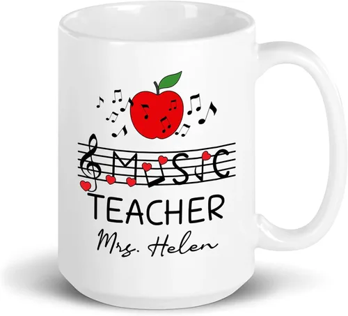 Miniatura 13 de Taza para profesores de arte, regalo del día del profesor, taza personalizada para profesores de arte, taza para profesores de escuela, taza