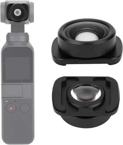 Lente gran angular, para cámara de cabeza esférica OSMO, fuerte absorción magnética, vidrio óptico, para fotografía de video fotográfico