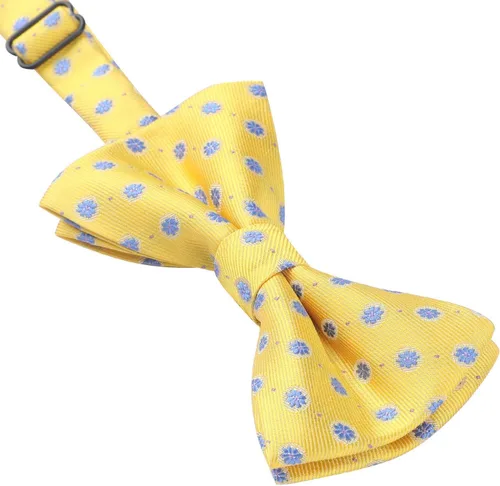 Miniatura 4 de HISDERN Corbatas de lazo para niños preatadas, pajaritas ajustables para niños, con clip, divertidos corbatines estampados para bodas y fiestas